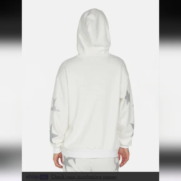 LAUREN MOSHI Crystal Multi Stars Hoodie - Picture 5 of 5